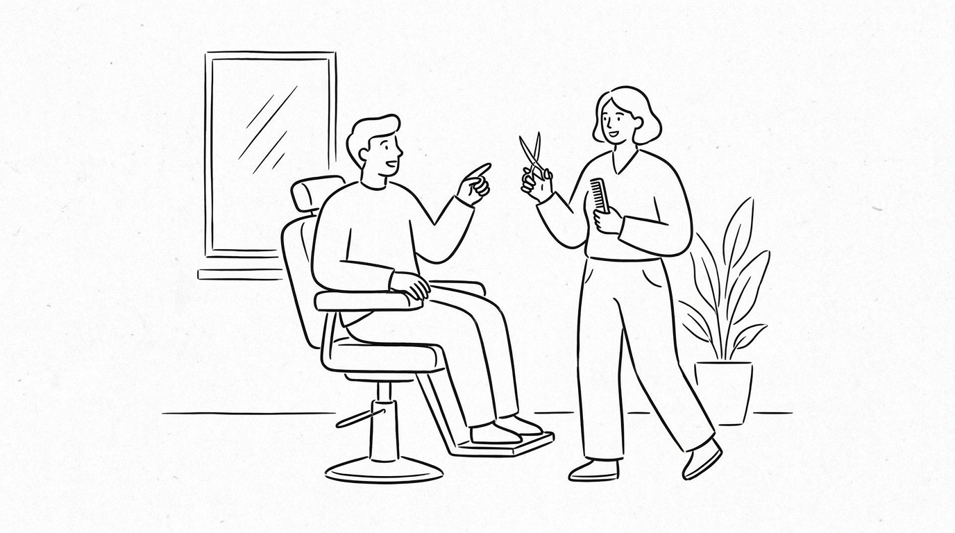 美容室での植毛・薄毛相談は具体的に伝えることが重要