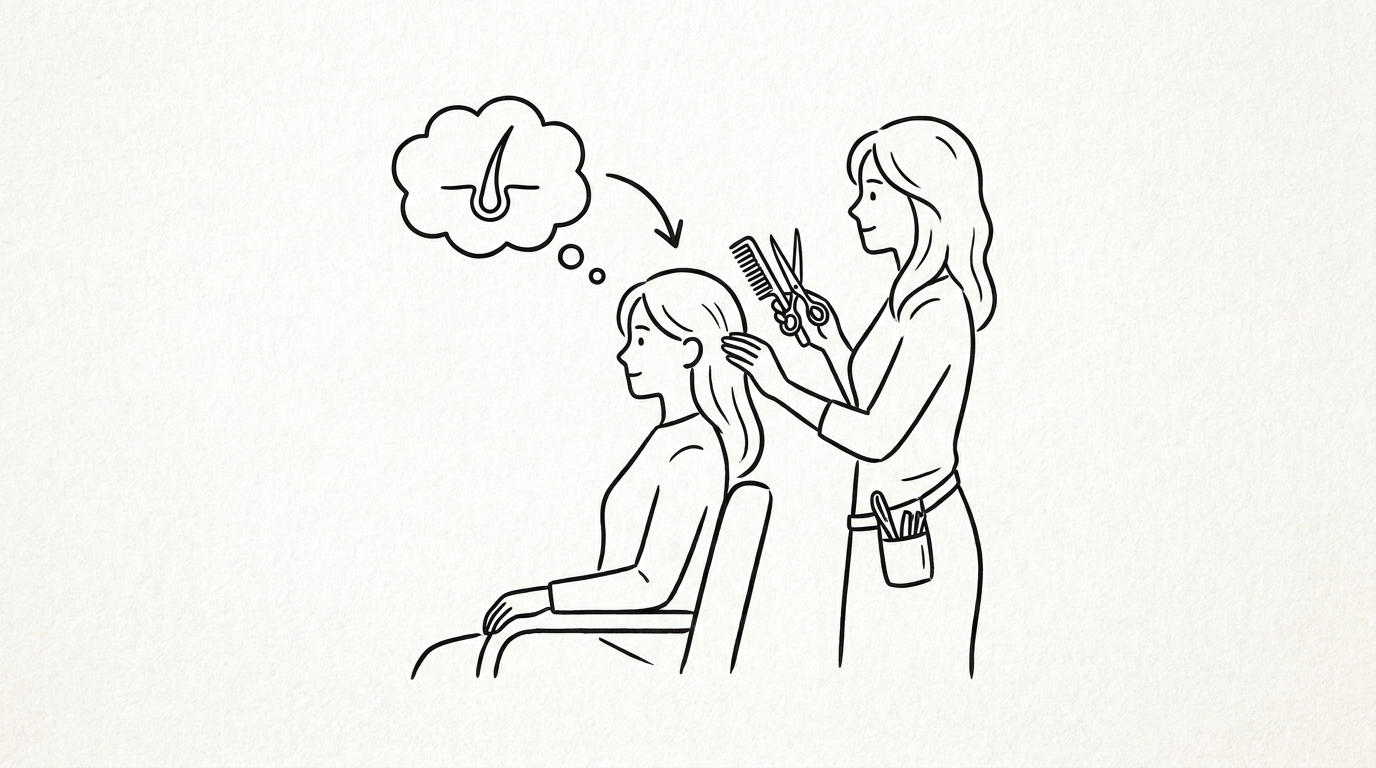 植毛後の美容室利用は正直な事前連絡が最も重要です