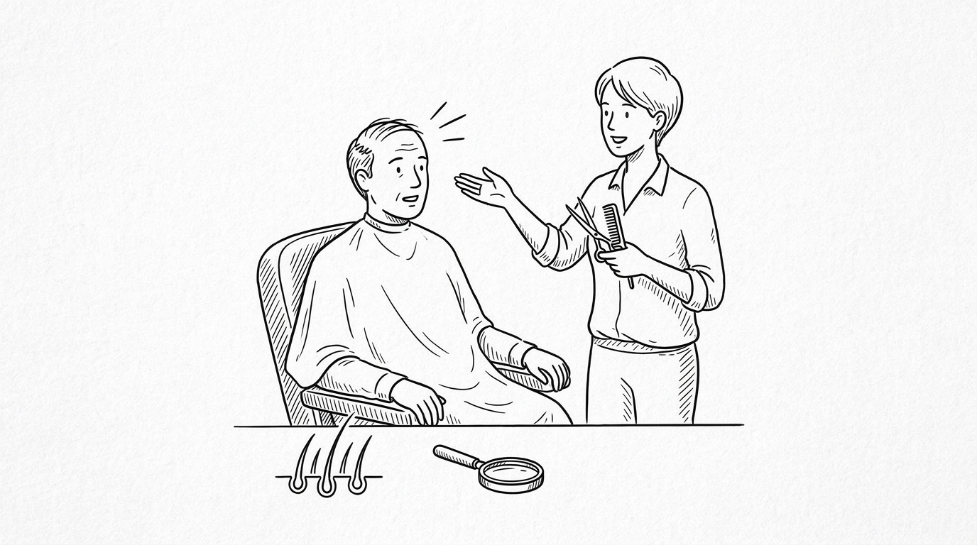 植毛を美容室で伝える基本的な頼み方