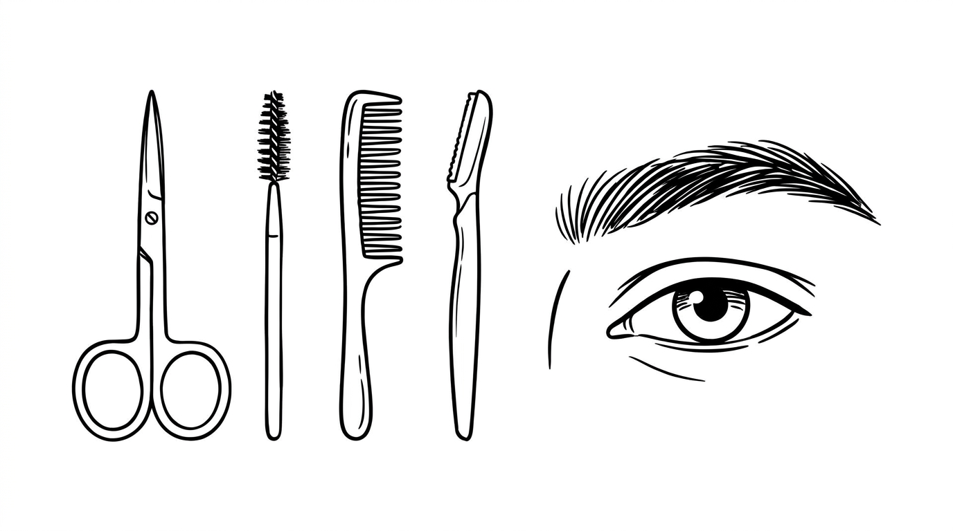 100均で揃える眉毛ケア道具の具体例