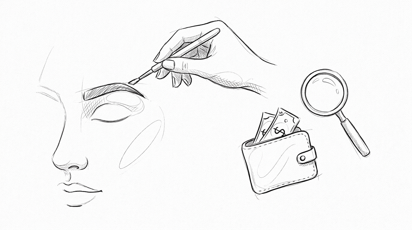 眉毛植毛の費用が20万円から40万円になる理由