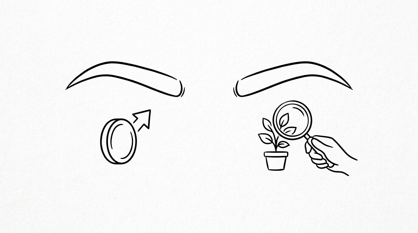 眉毛植毛の費用相場は30万円から50万円程度です