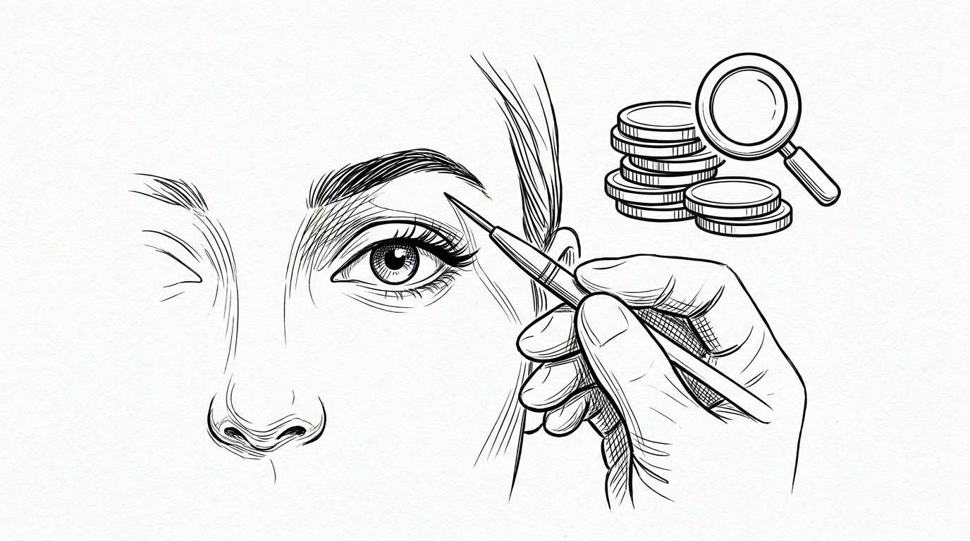 眉毛植毛の費用が30万円から50万円になる理由