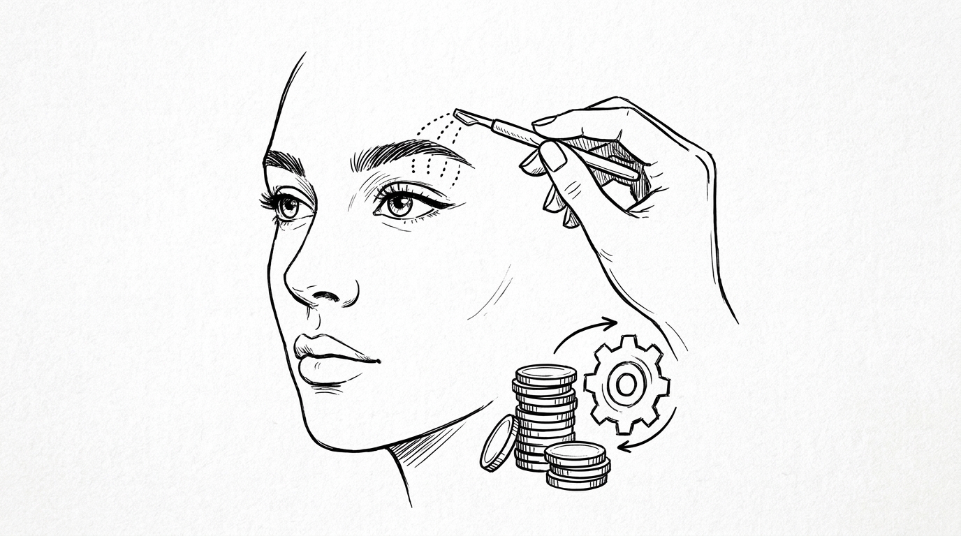 眉毛植毛の費用が決まる仕組み