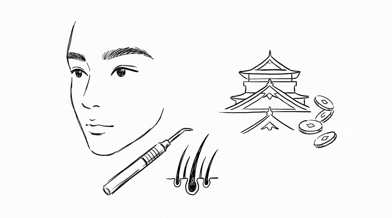 眉毛植毛の費用が決まる仕組み