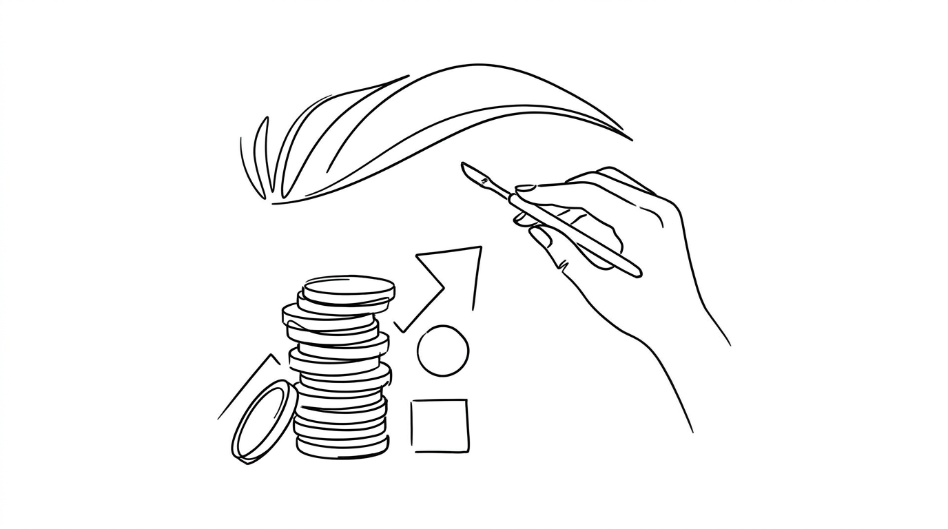 眉毛植毛の費用が30万円〜50万円になる理由