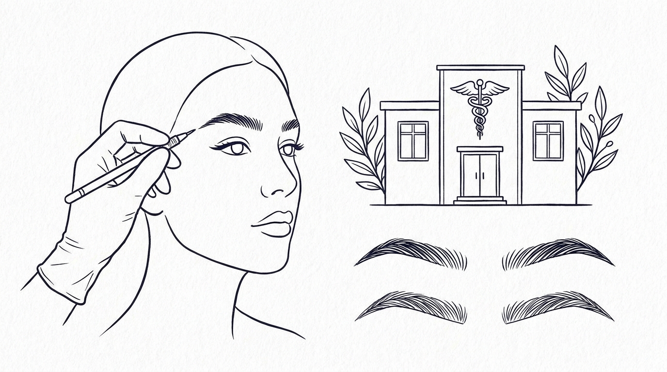 眉毛植毛の具体的な選択肢とクリニック