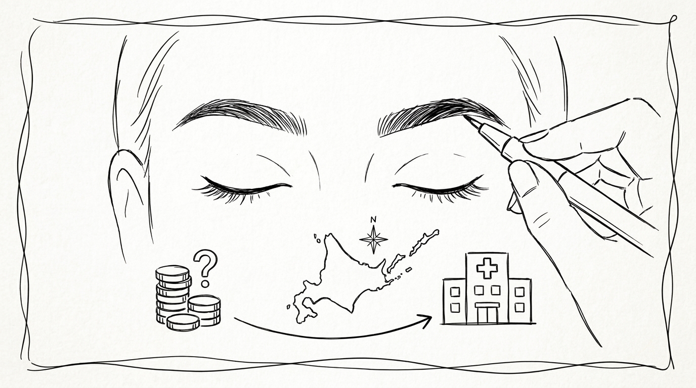 眉毛植毛の費用がクリニックによって異なる理由