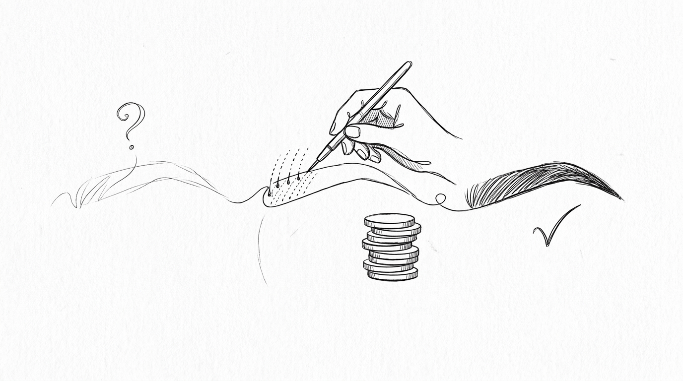 眉毛植毛の費用とおすすめクリニックの結論