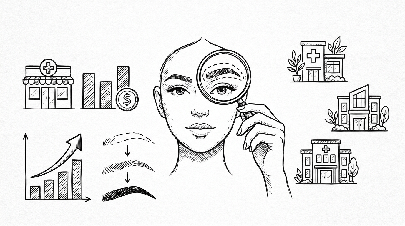 おすすめの眉毛植毛クリニック3選