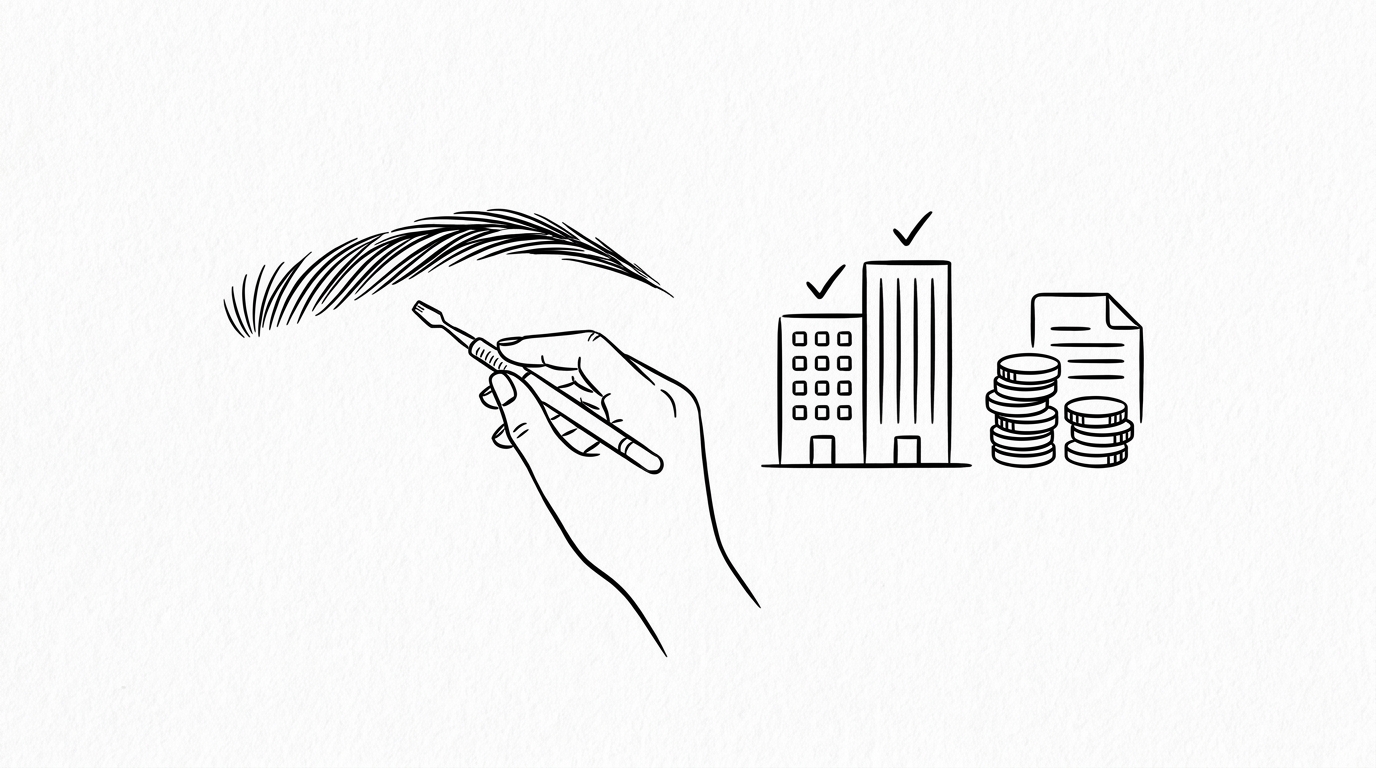 眉毛植毛の費用相場とおすすめ業者