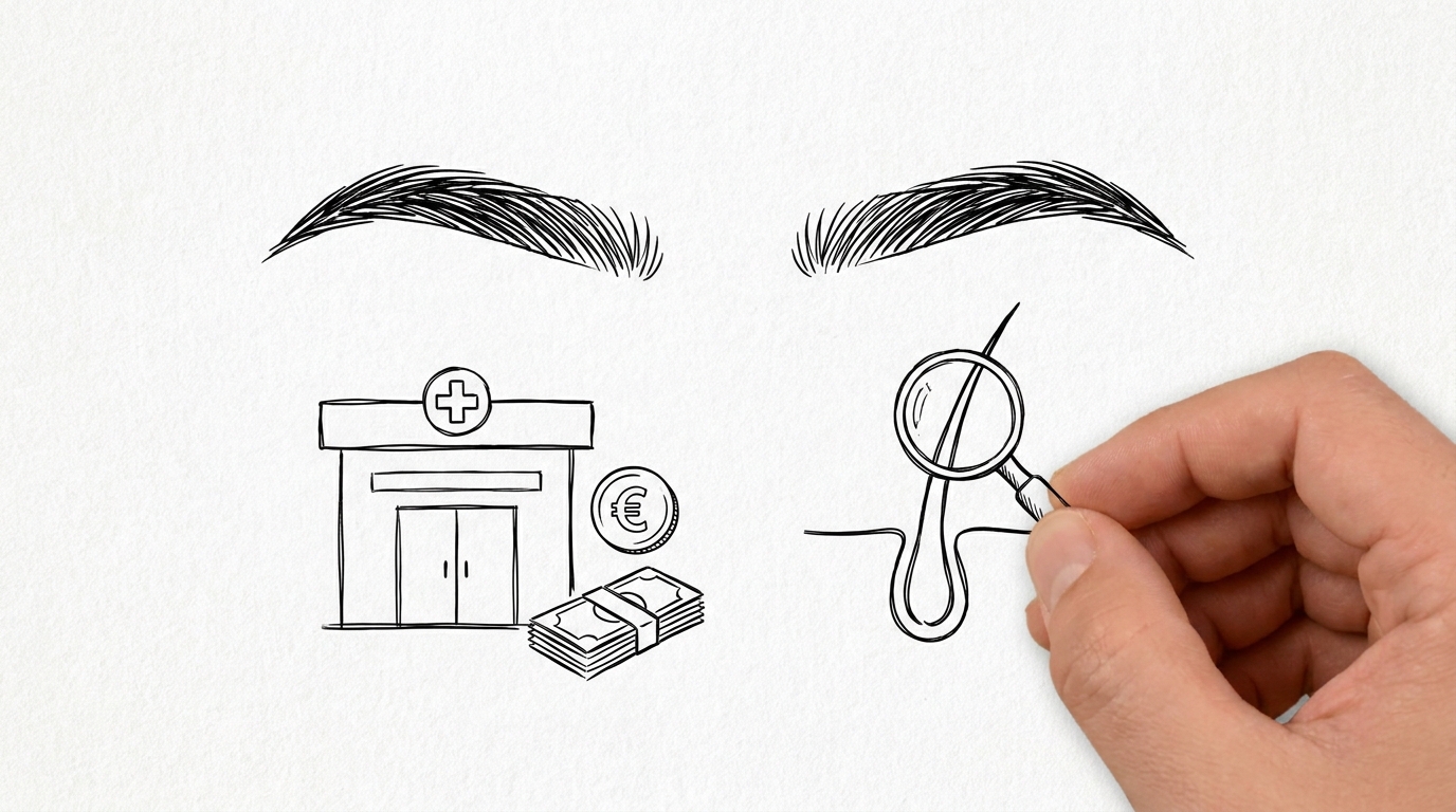 眉毛植毛の費用が30〜50万円程度になる理由