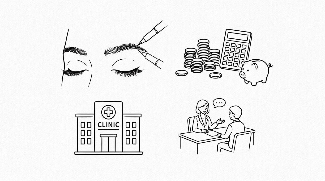 眉毛植毛の費用が30万円～50万円程度である理由