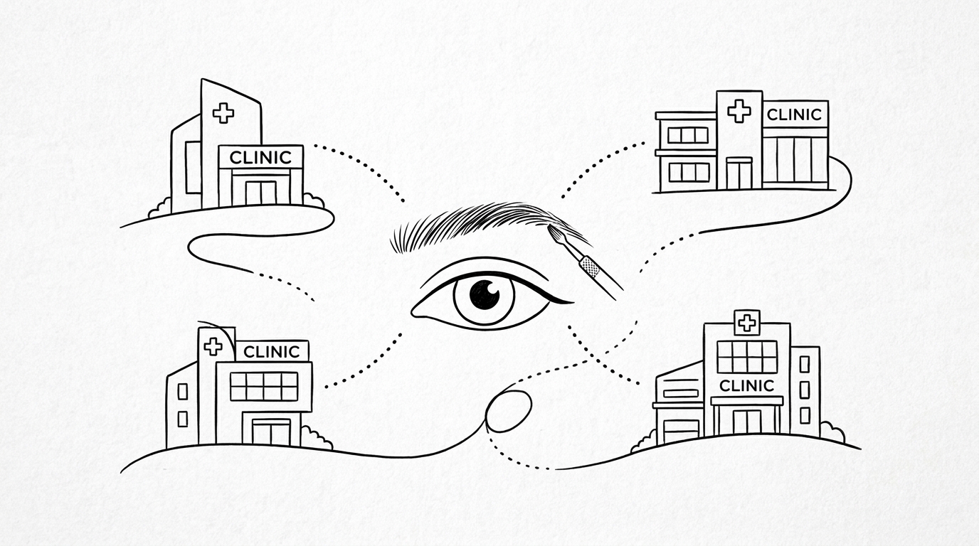 愛知県で眉毛植毛を受けるなら主要4クリニックを比較検討すべき