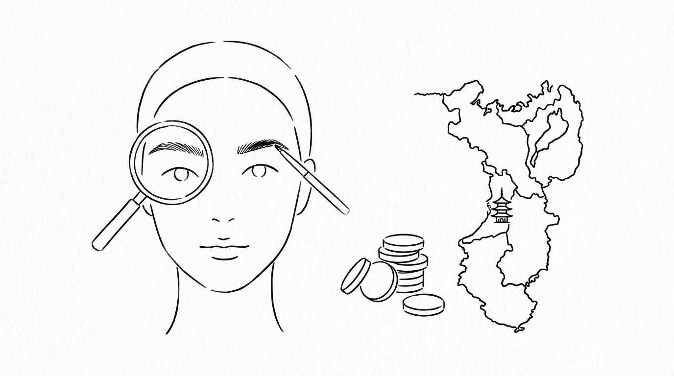 愛知県内の眉毛植毛費用が施術法により大きく異なる理由