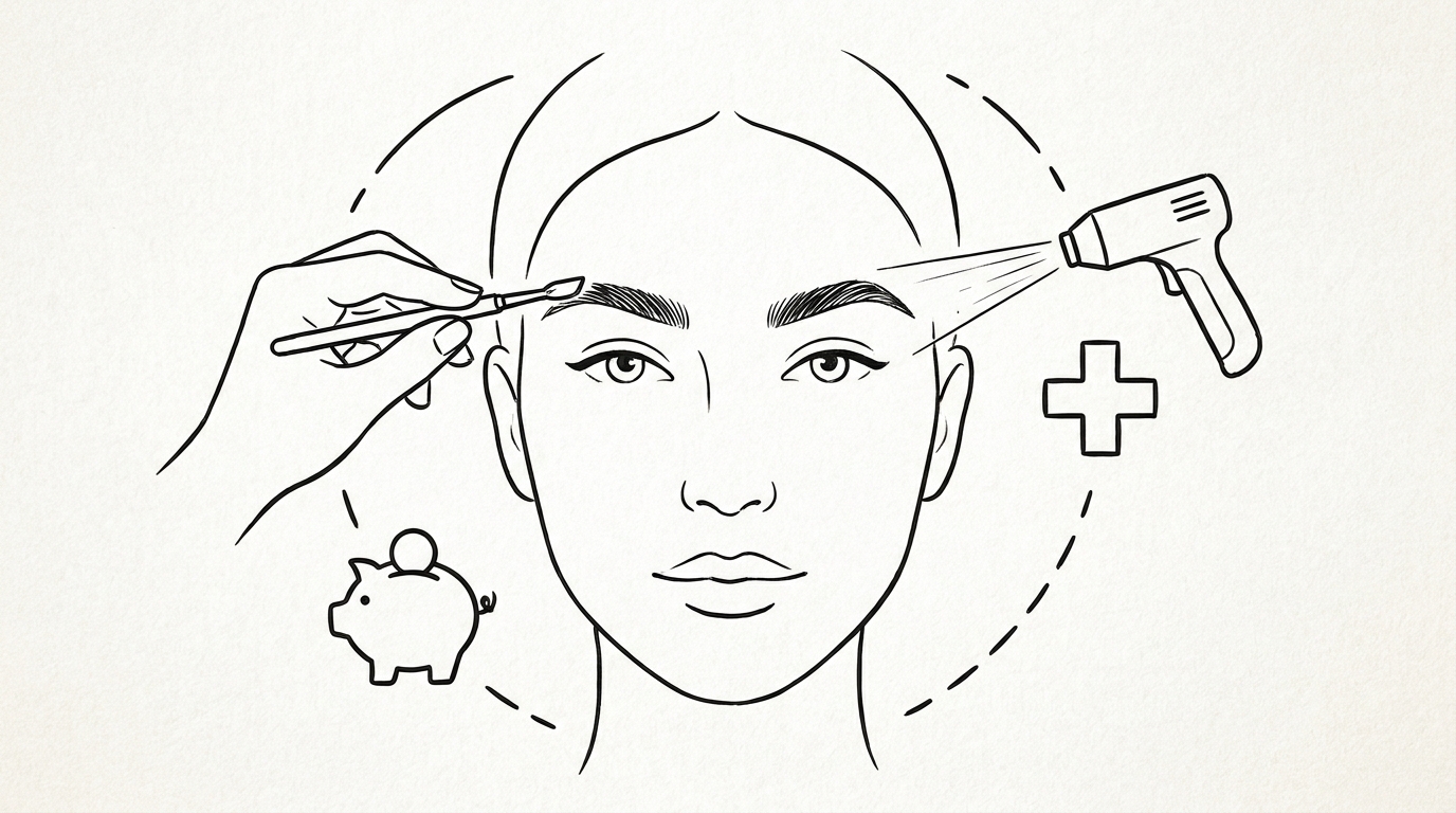 眉毛植毛の費用とおすすめクリニック