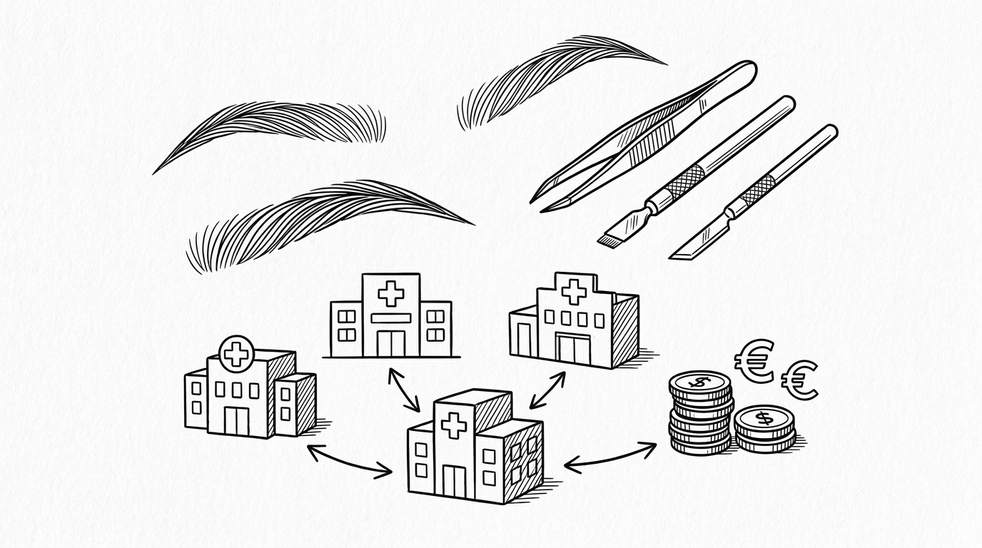 主要クリニックの費用とサービス内容