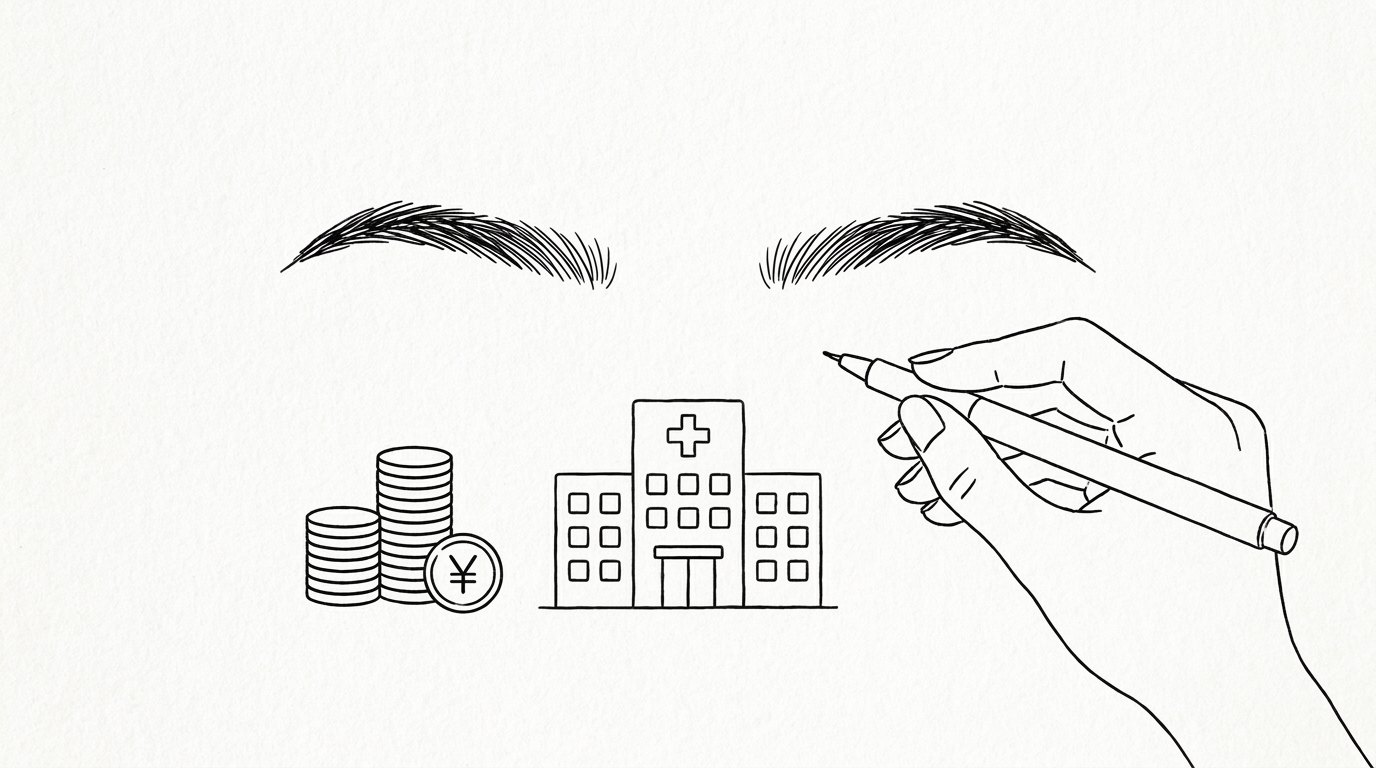 眉毛植毛の費用が30-50万円になる理由