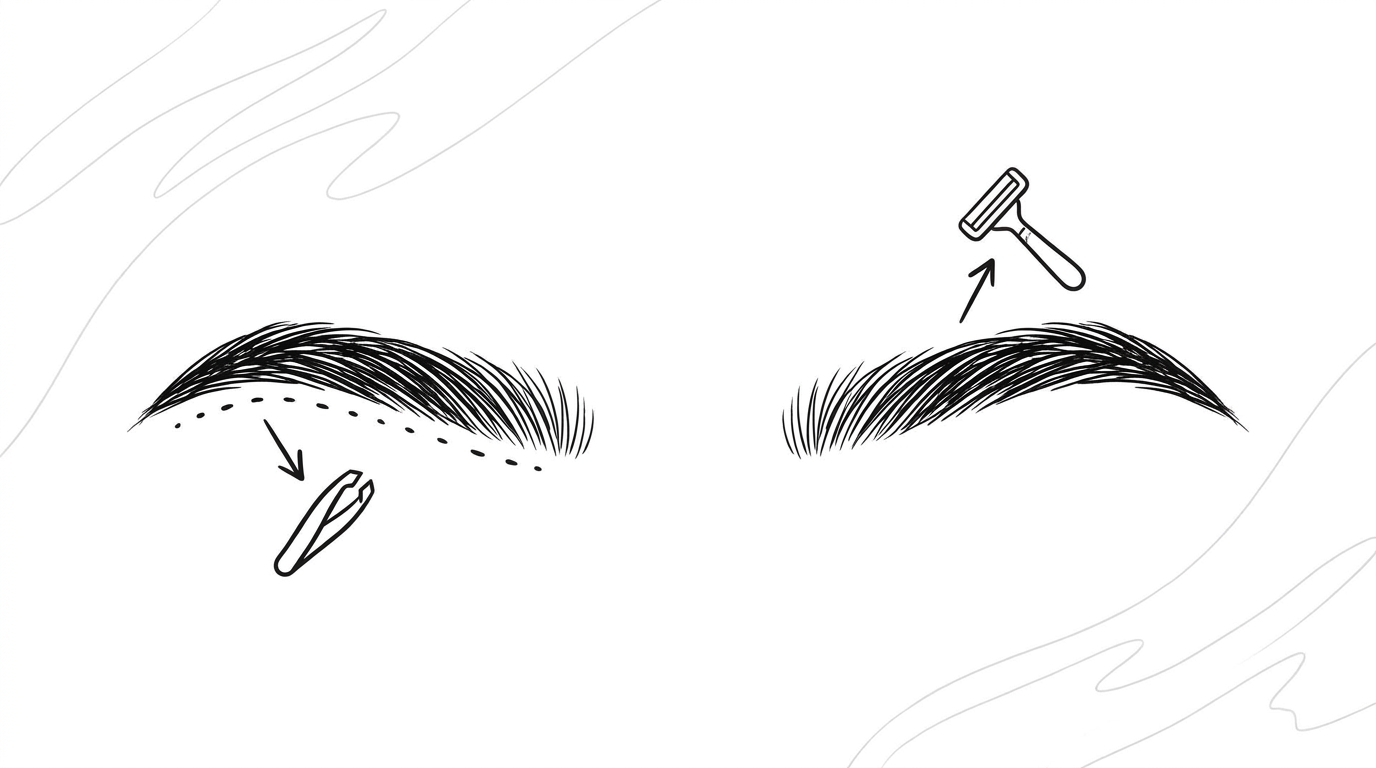 眉毛の悩みに対する解決策は「植毛」と「脱毛」の二つ