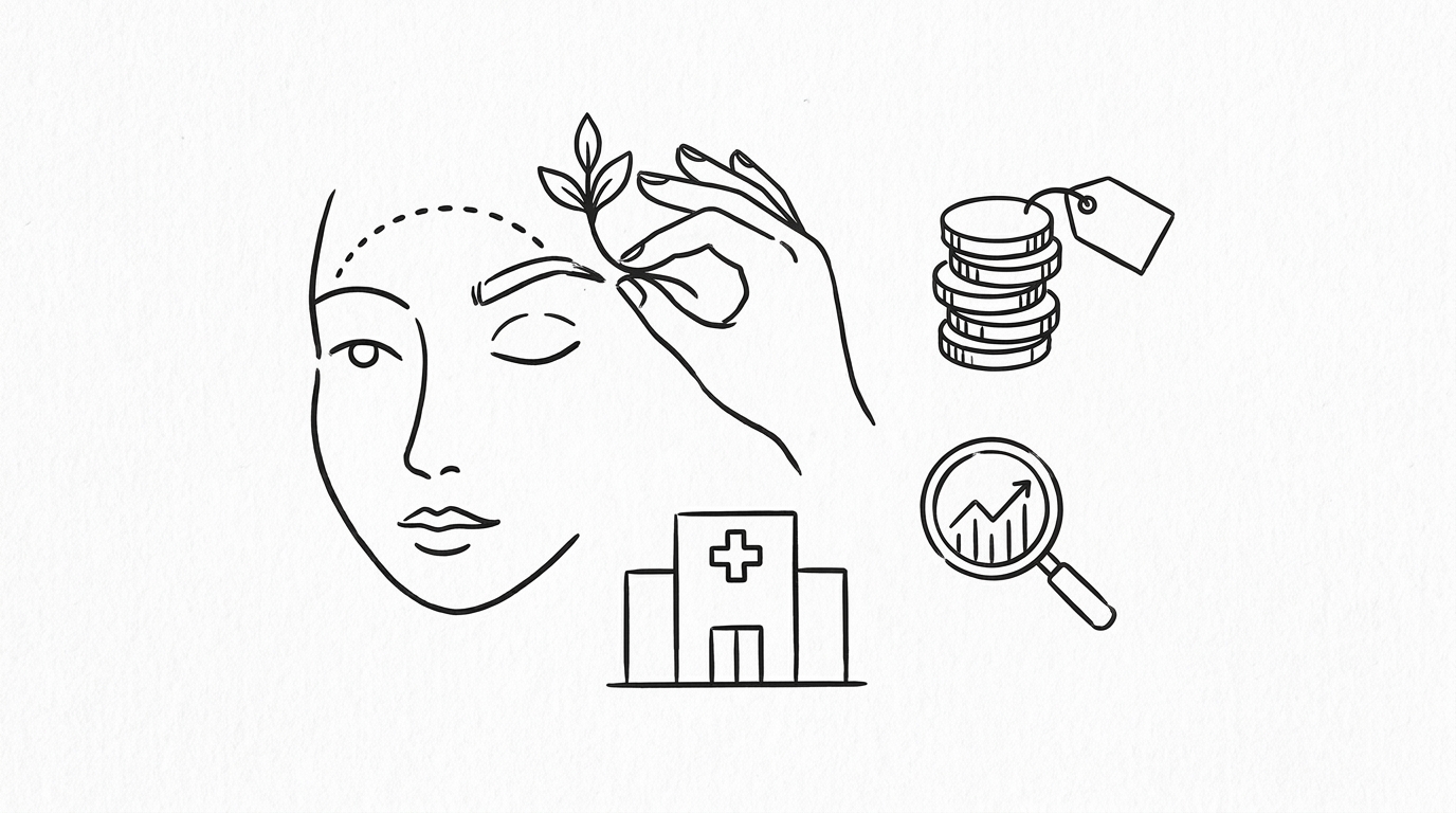 眉毛植毛の費用が決まる仕組み