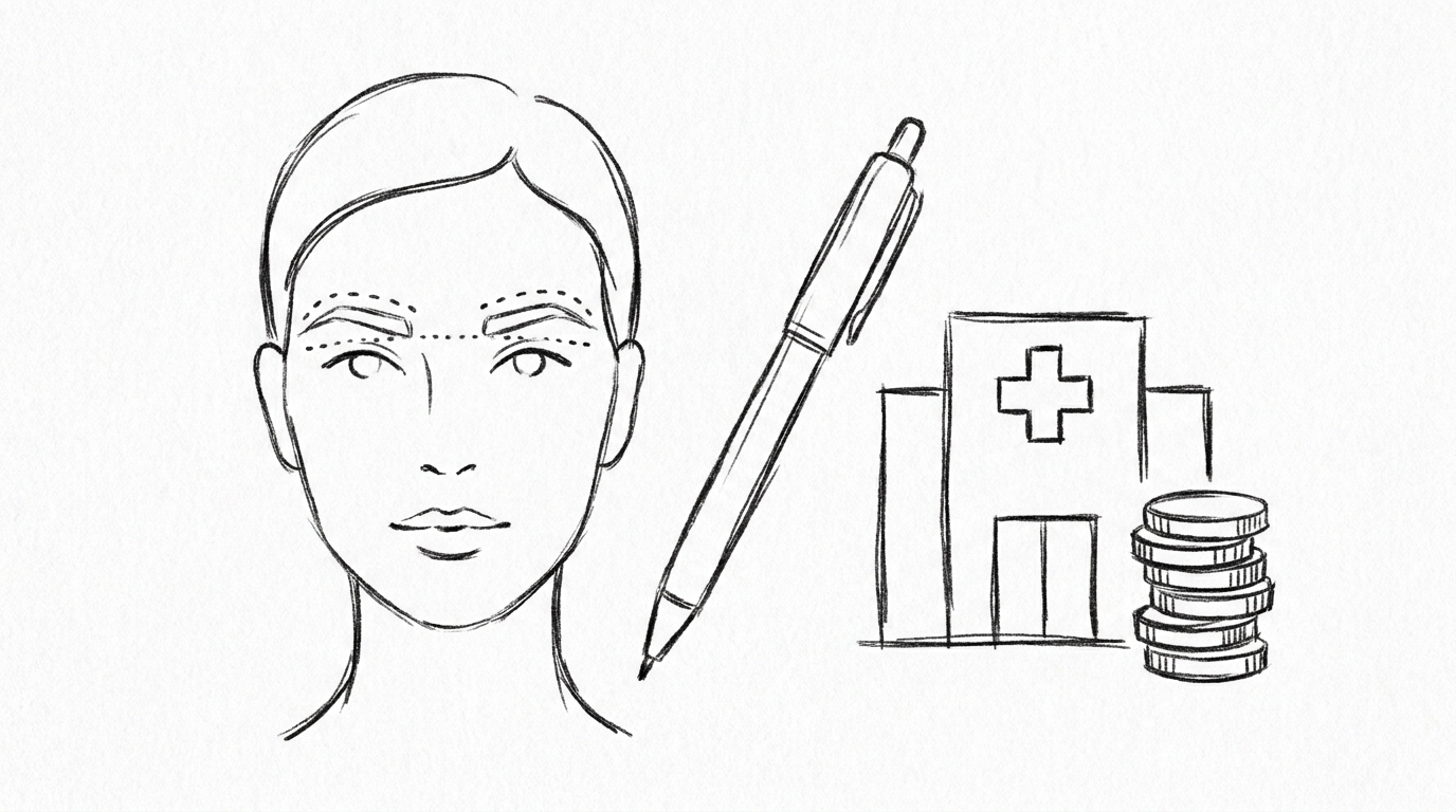 眉毛植毛の費用相場とおすすめクリニック