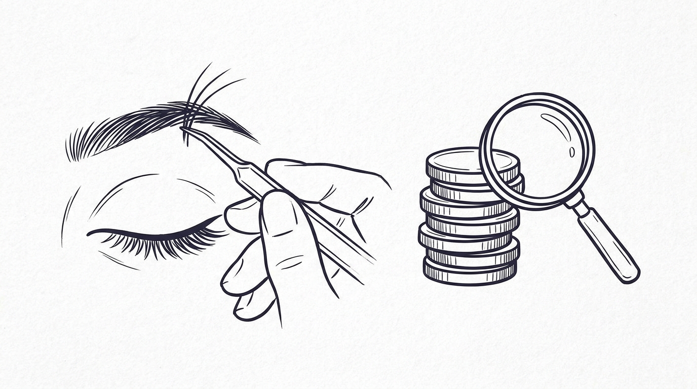 眉毛植毛の費用は30万円から50万円程度が相場です