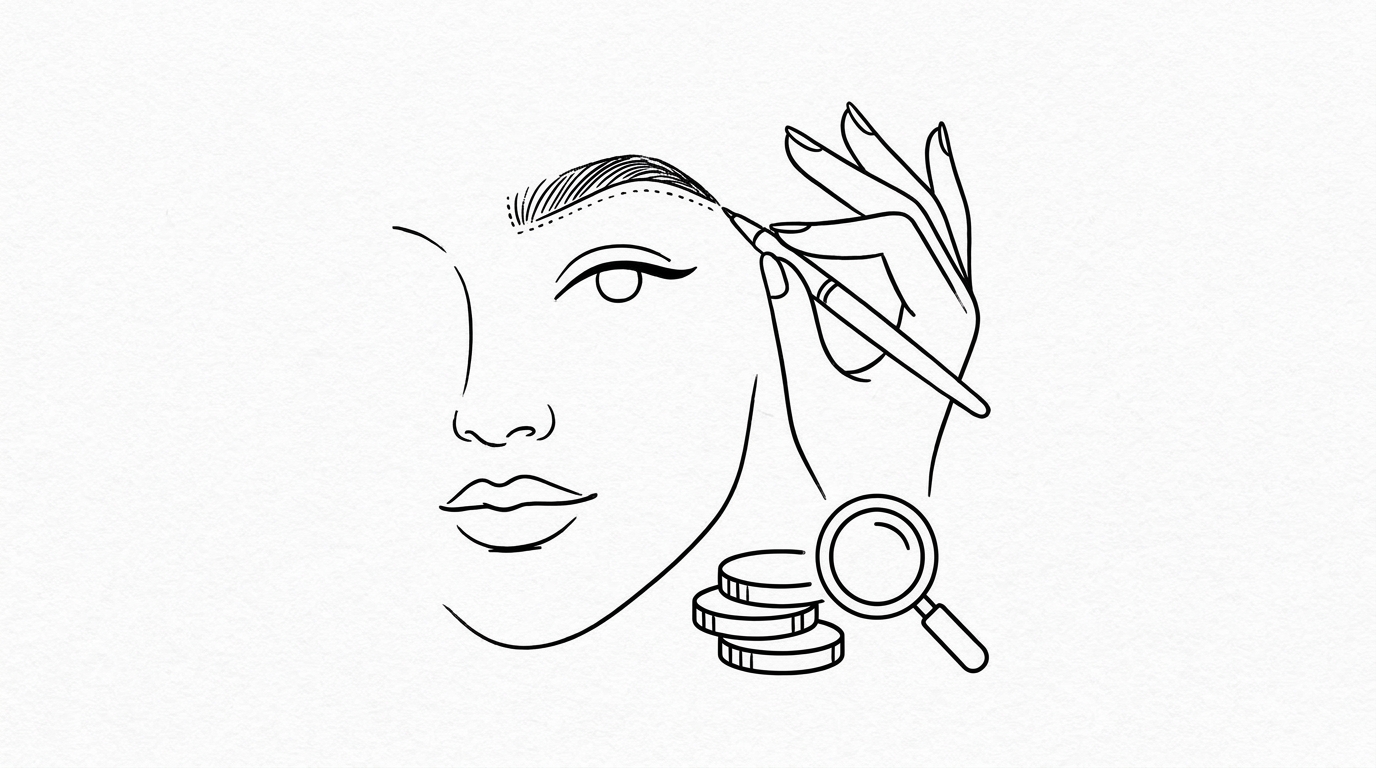 眉毛植毛の費用が30万円から50万円になる理由