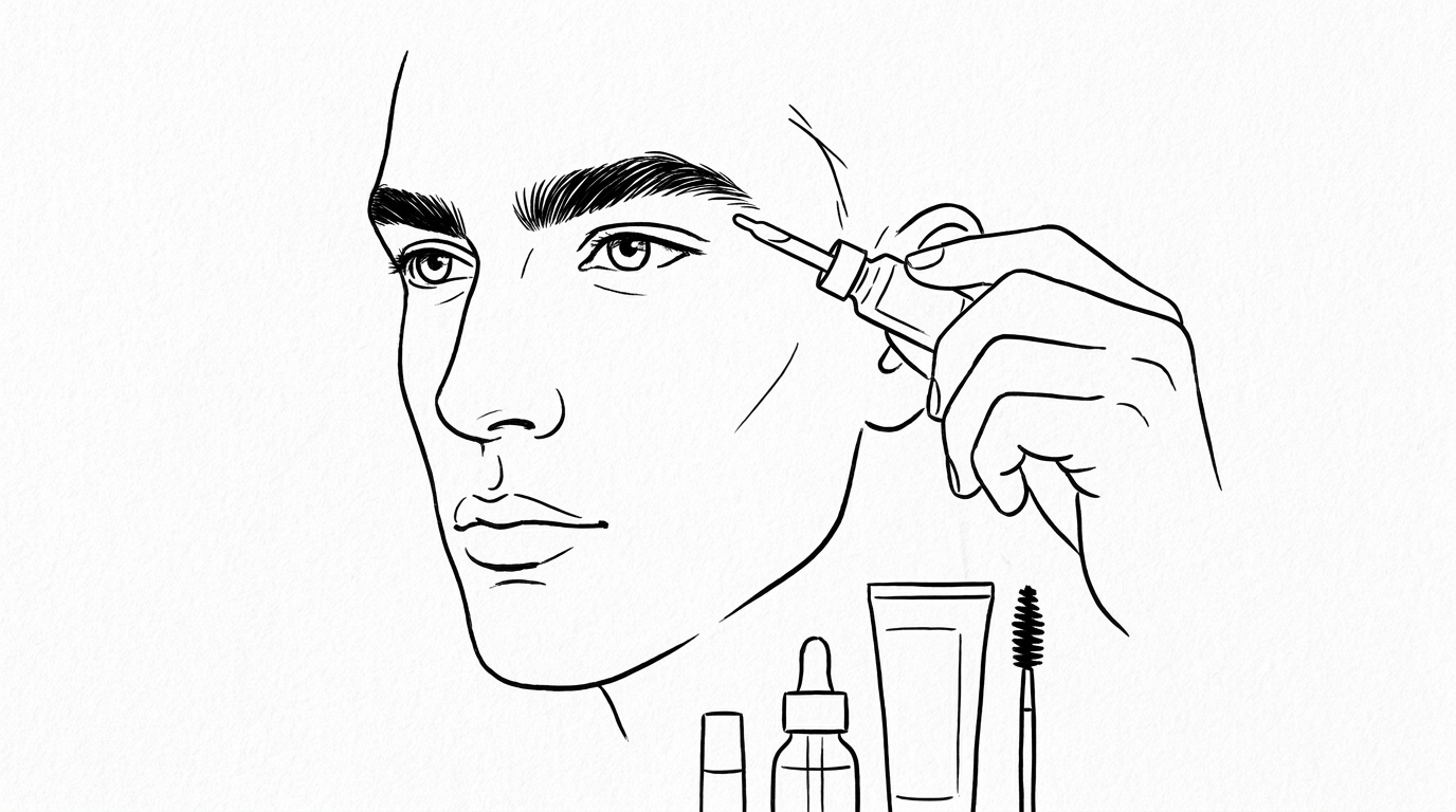 メンズ眉毛育毛剤の具体的な製品紹介