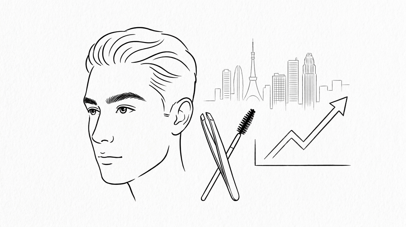 メンズ眉毛サロンは東京で急増中