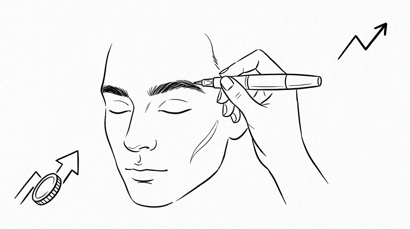 メンズ眉毛アートメイクが安く受けられる理由