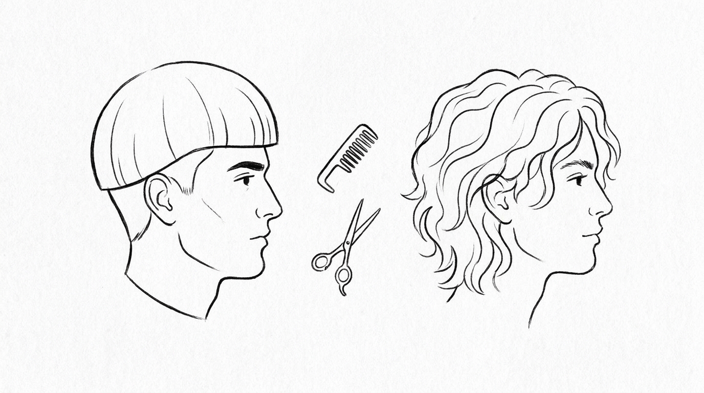 なぜ髪型がヘルメットみたいに見えてしまうのか