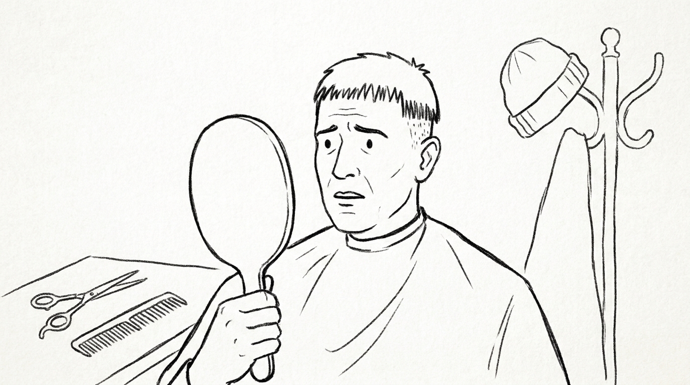 髪を切りすぎた男性が取るべき基本対処法