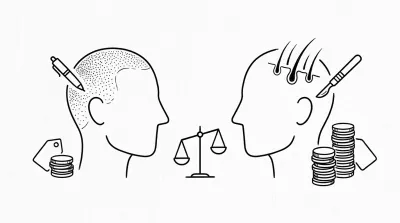 頭皮アートメイクと植毛、どっちが安い？