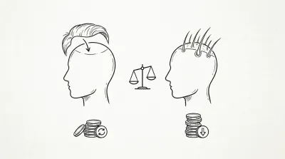 増毛と植毛の違いは維持費と予算？