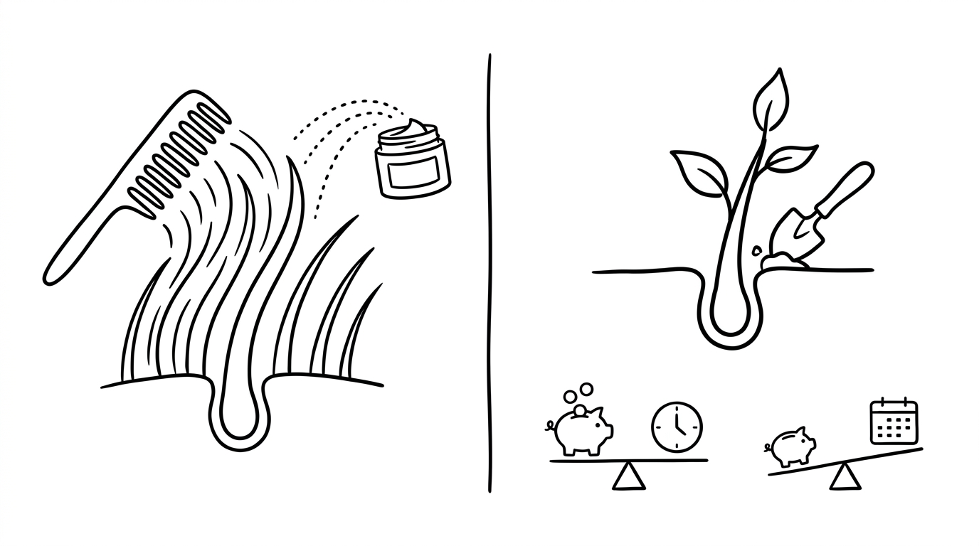 増毛と植毛の決定的な違いとは