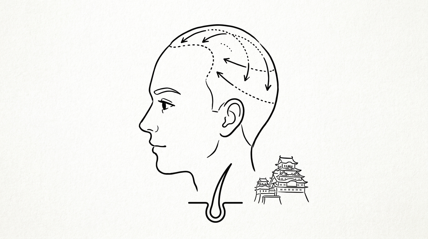 生まれつきおでこが広いのは薬では改善しない理由