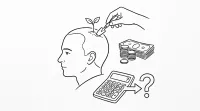 生まれつきおでこが広いと植毛の金額はいくら？
